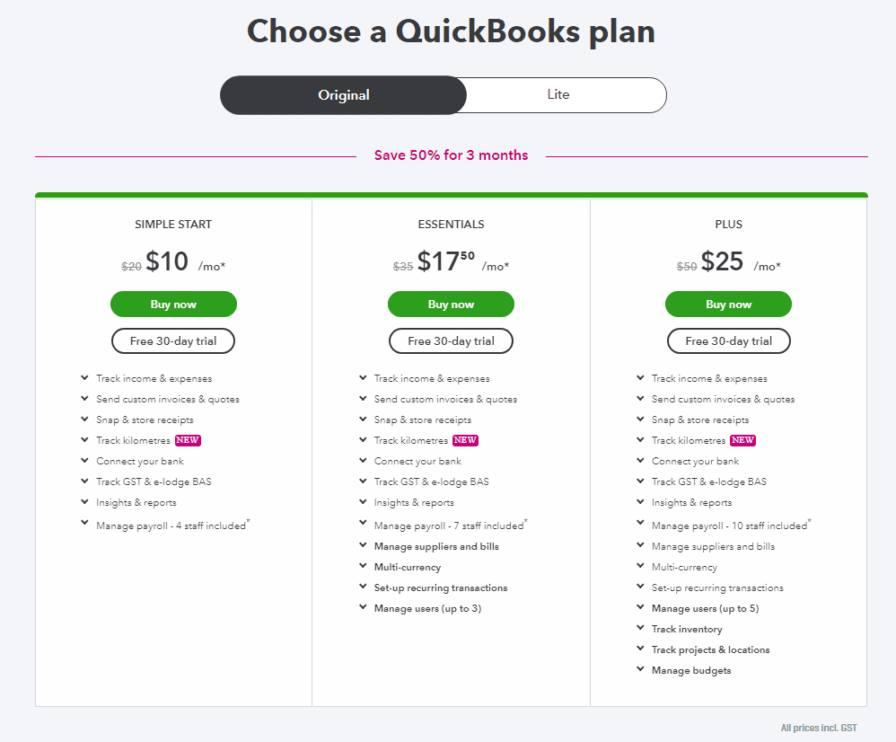 QuickBooks is cheaper and deeper